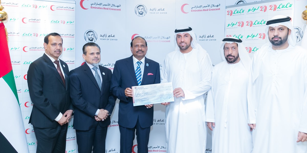 ERC receives AED1 million donation from Lulu Group International