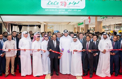 New LuLu Hypermarket store launched in Ain Khaled, Qatar