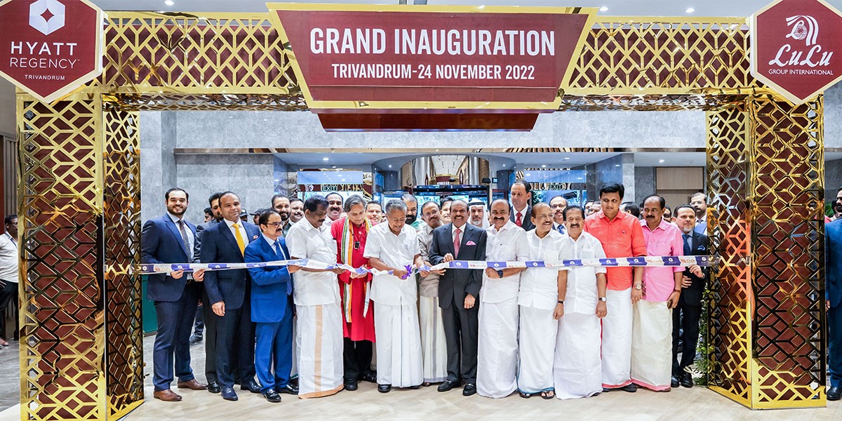 Chief Minister Pinarayi Vijayan inaugurated the Hyatt Regency, five star hotel project by LuLu and Hyatt