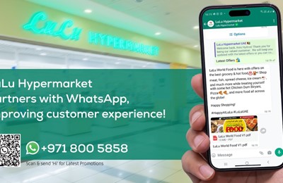 Lulu Hypermarket launches new AI-powered customer experiences on WhatsApp, in collaboration with Yellow.ai